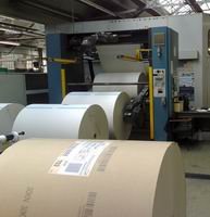 Print paper rolls at Cox and Wyman
