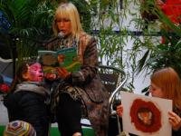 A very interested pink tiger takes a peek!