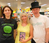 Kit Berry and Stonewylde fan in Waterstones Cheltenham