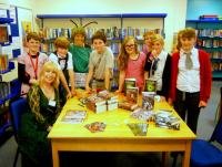 Karen Ryan and St Osmunds pupils dressed as book characters!